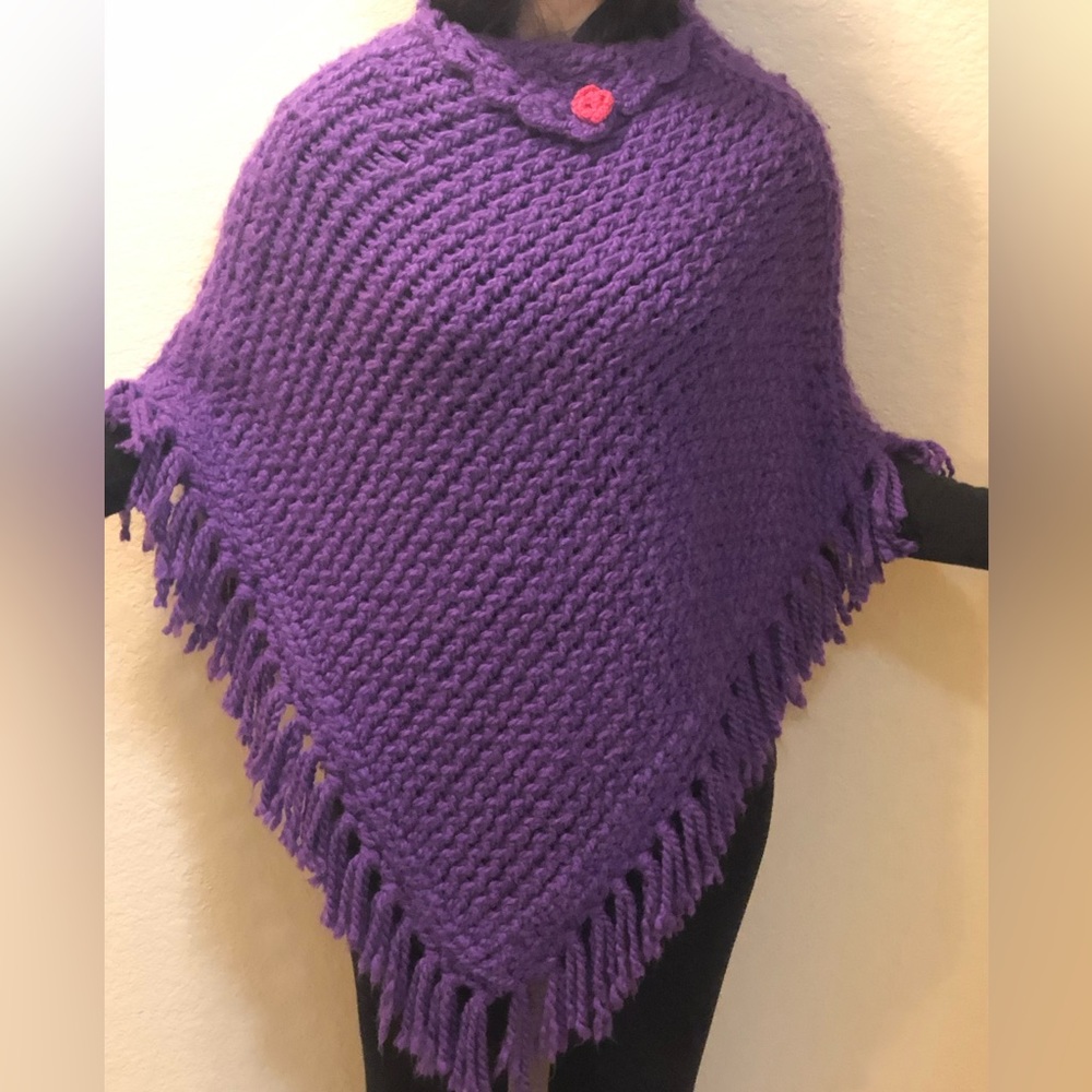 Poncho for girls (size L)